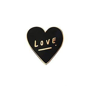 Love Enamel Pin - Love Heart Enamel Pin OE2109