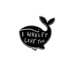 Animals Enamel Pin - Whaley Love You Whale Enamel Pin OE2109