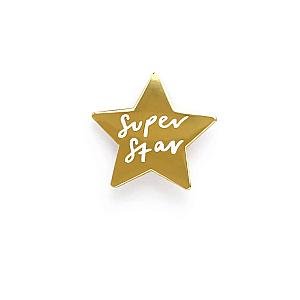 Quote Enamel Pin - Super Star Enamel Pin OE2109