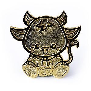 Animals Enamel Pin - Golden Ox Hard Enamel Pin CP2109