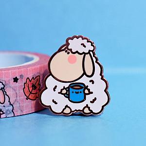 Animals Enamel Pin - Cute Sheep Enamel Pin TT2109