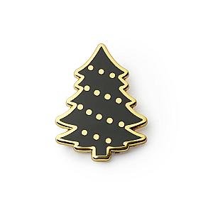 Plant Enamel Pin - Small Christmas Tree Enamel Pin OE2109
