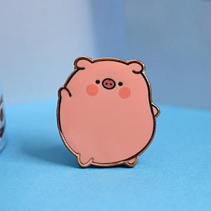 Animals Enamel Pin - Cute Pig Enamel Pin TT2109