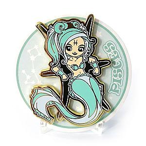 Cartoon Enamel Pin - Pisces Hard Enamel Pin CP2109