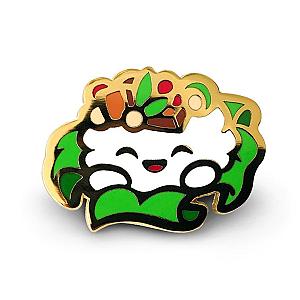 Foods Enamel Pin - Rice in Lotus Leaf Dim Sum Hard Enamel Pin CP2109