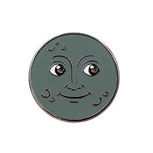 Moon Emoji – New Moon &amp; Full Moon Enamel Pins RS2109