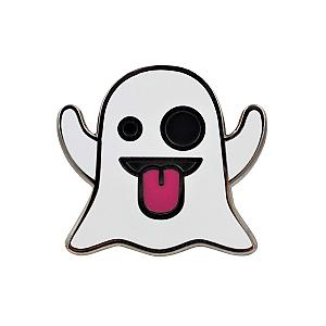 Kawail Enamel Pin, Raised Fist Enaml Pin - Ghost Emoji Pin – Enamel Pin for your Life RS2109