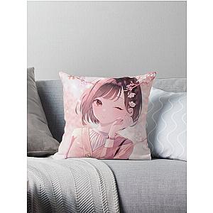 Shinonome Ena Throw Pillow