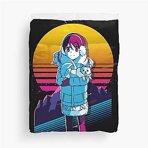 Ena - Laid Back Camp *80s retro* Duvet Cover