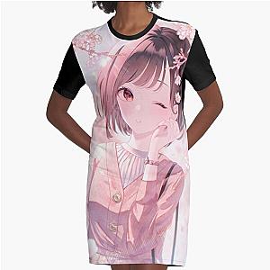 Shinonome Ena Graphic T-Shirt Dress