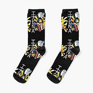 Ena Moony Cute Art T-Shirt Socks