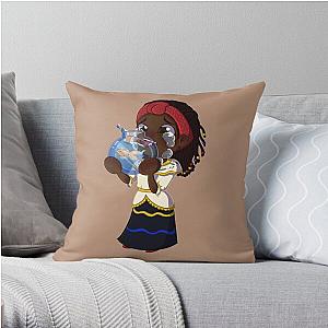 Fish Lady Encanto  Throw Pillow RB3005