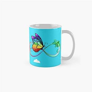 encanto colored butterfly encanto isabella colored butterfly purple green yellow orange Classic Mug RB3005