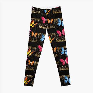 Encanto Butterfly golden sparkles   Leggings RB3005