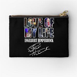 Top Love Of My Life Engelbert Humperdinck Signature Zipper Pouch