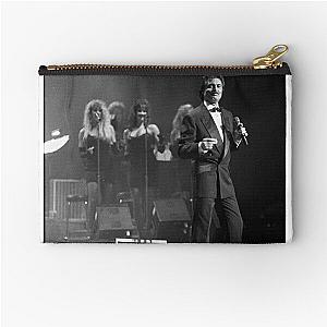 Engelbert Humperdinck - BW Photograph Zipper Pouch