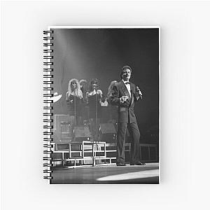 Engelbert Humperdinck - BW Photograph Spiral Notebook