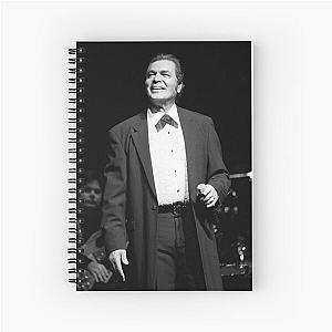 Engelbert Humperdinck - BW Photograph Spiral Notebook