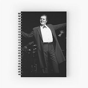 Engelbert Humperdinck - BW Photograph Spiral Notebook