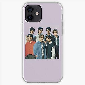 Enhypen Cases - 2021 ENHYPEN Group  Purple Background iPhone Soft Case RB3107