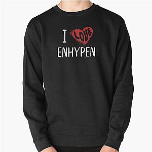 Enhypen Sweatshirts - I Love Enhypen Pullover Sweatshirt RB3107