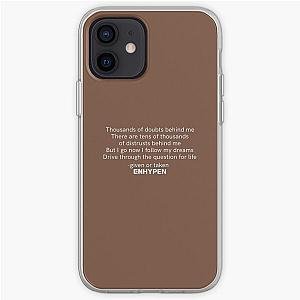 Enhypen Cases - ‘Given Or Taken’ Lyrics iPhone Soft Case RB3107