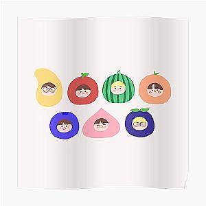 Enhypen Posters - ENHYPEN as fruits! (7 Members) ☆ I-LAND Poster RB3107