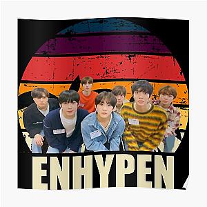 Enhypen Posters - Enhypen retro Poster RB3107