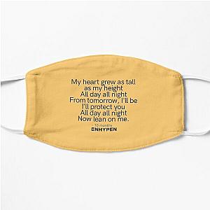 Enhypen Face Masks - ‘10 Months’ Lyrics Flat Mask RB3107