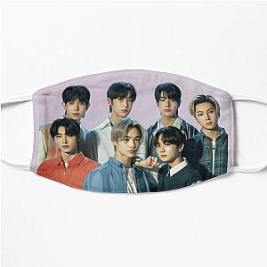 Enhypen Face Masks - 2021 ENHYPEN Group  Purple Background Flat Mask RB3107