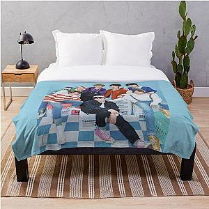 Enhypen Blanket - Group Photo 5 Throw Blanket RB3107