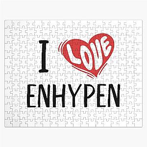 Enhypen Puzzles - I Love Enhypen Jigsaw Puzzle RB3107