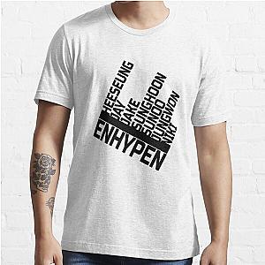Enhypen T-Shirts - Member Names Design Classic T-shirt