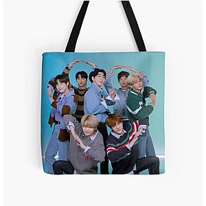 Enhypen Bags - 2021 Original Heart Pose All Over Print Tote Bag RB3107
