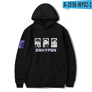 Enhypen Hoodie - Kpop Print Holiday Unisex Hooded Streetwear Hoodies