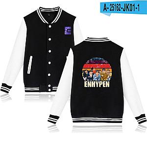 Enhypen Jacket - Baseball Uniform Printed Jackets