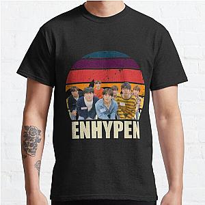 Enhypen T-Shirts - Enhypen retro Classic T-Shirt RB3107
