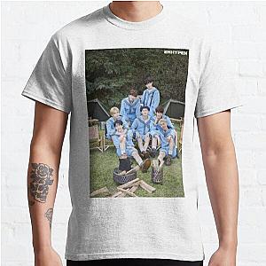 Enhypen T-Shirts - ENHYPEN Group Photo 2021 Classic T-Shirt RB3107
