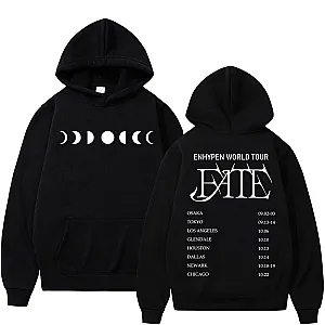 Enhypen Hoodie – Kpop ENHYPEN Band Fate World Tour Print Hoodie