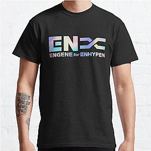Enhypen T-Shirts - ENGENE Logo Merch Classic T-Shirt RB3107