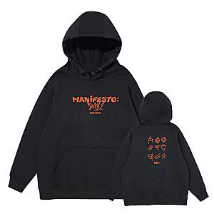 Enhypen Hoodies - MANIFESTO DAY 1 Cute Icon Pullover Hoodie