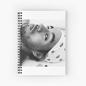 Enrique Iglesias Black and White Selfie Spiral Notebook