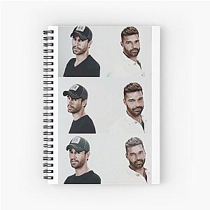 Enrique Iglesias & Ricky Martin Spiral Notebook