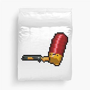 Enter the Gungeon Red Shotgun Kin Duvet Cover