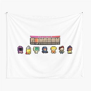 Enter the Gungeon Bullet Kin and Gungeoneers Tapestry