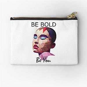 Be Bold, Be You. En vogue stylish face design Zipper Pouch