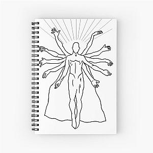 Erased Identity Spiral Notebook