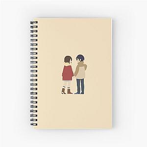 Erased characters  Spiral Notebook