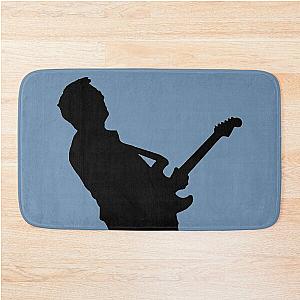 Eric Clapton Guitar Silhouette - Black Bath Mat