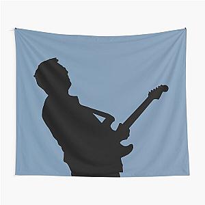 Eric Clapton Guitar Silhouette - Black Tapestry